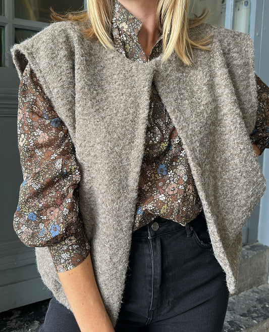 Gilet CARLITO Taupe