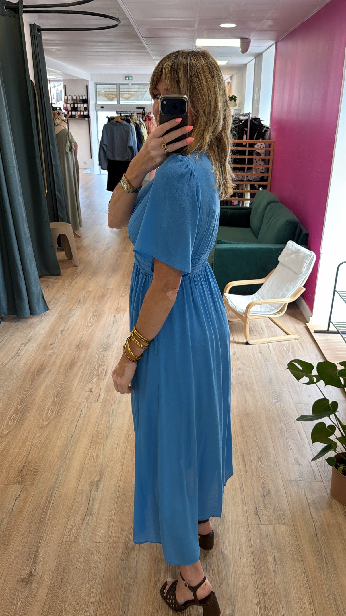 Robe CAMILLA Bleue