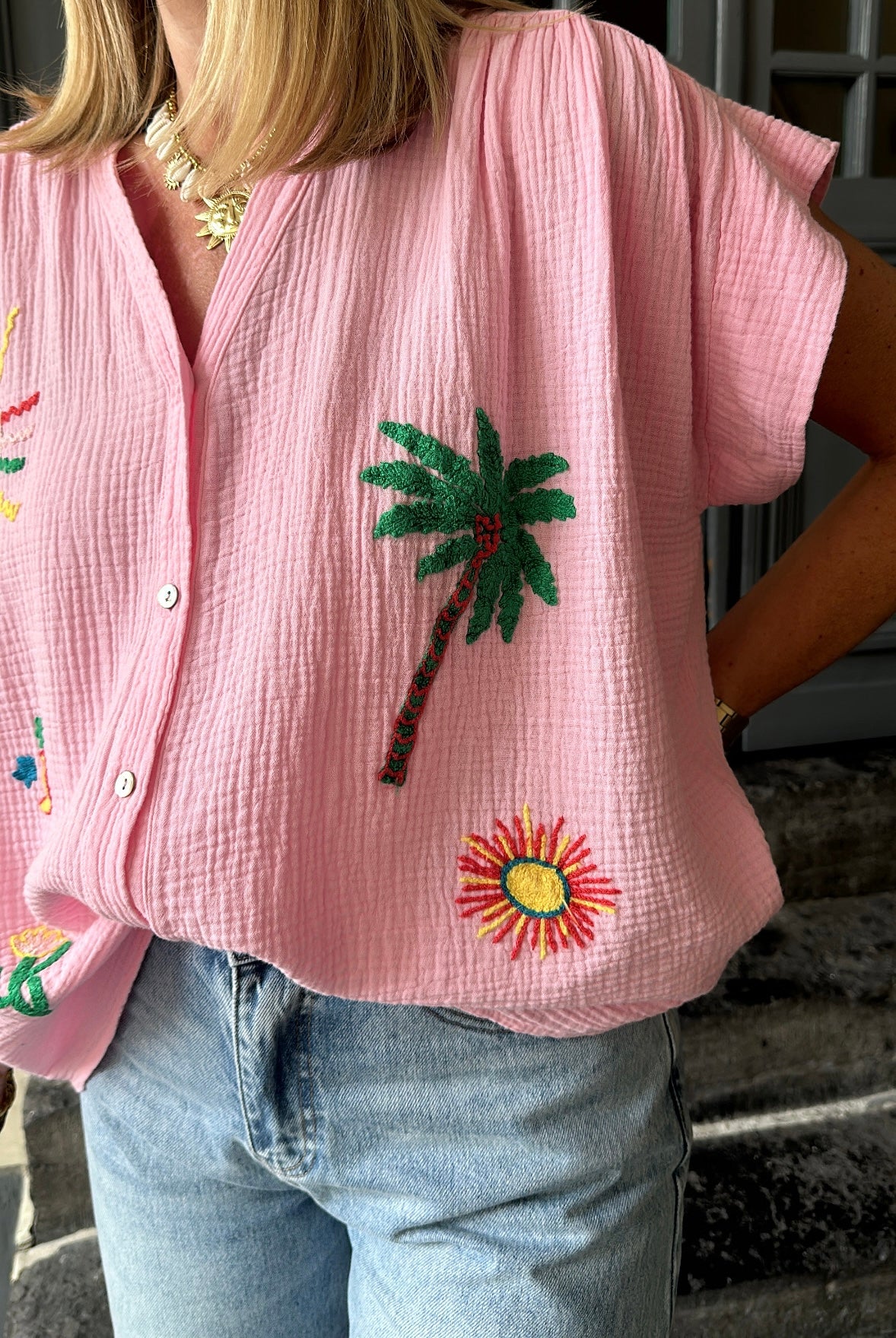 Chemise LAURA Rose