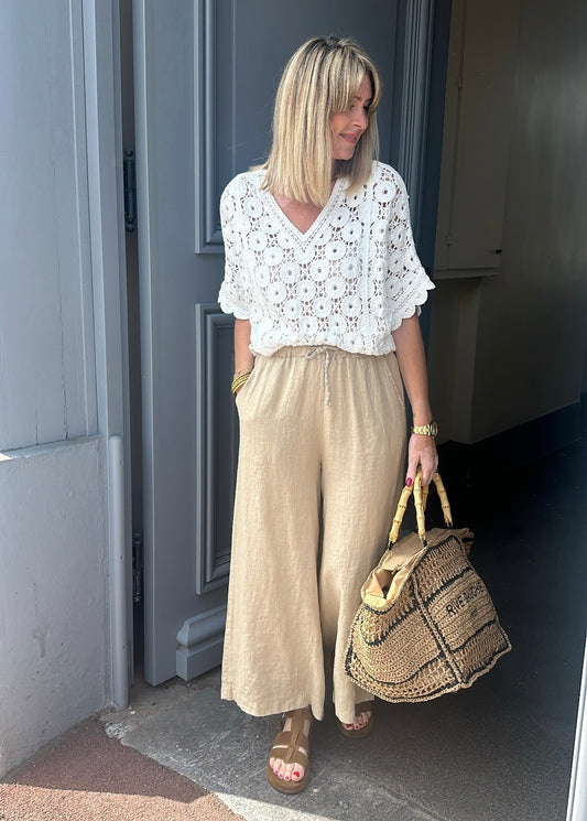 Pantalon ZAKARI Camel