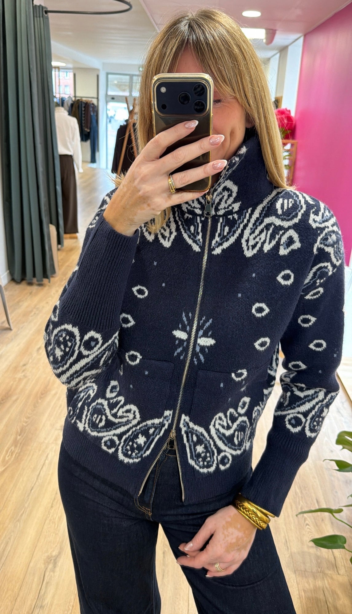 Gilet LARA Bleu marine