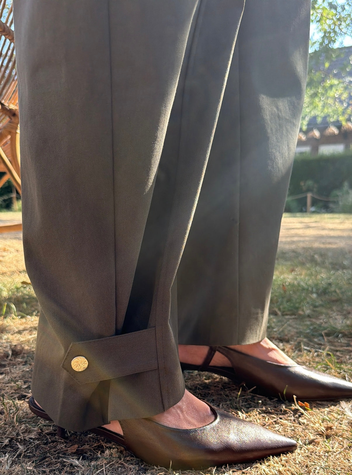 Pantalon ballon kaki NAOMIE