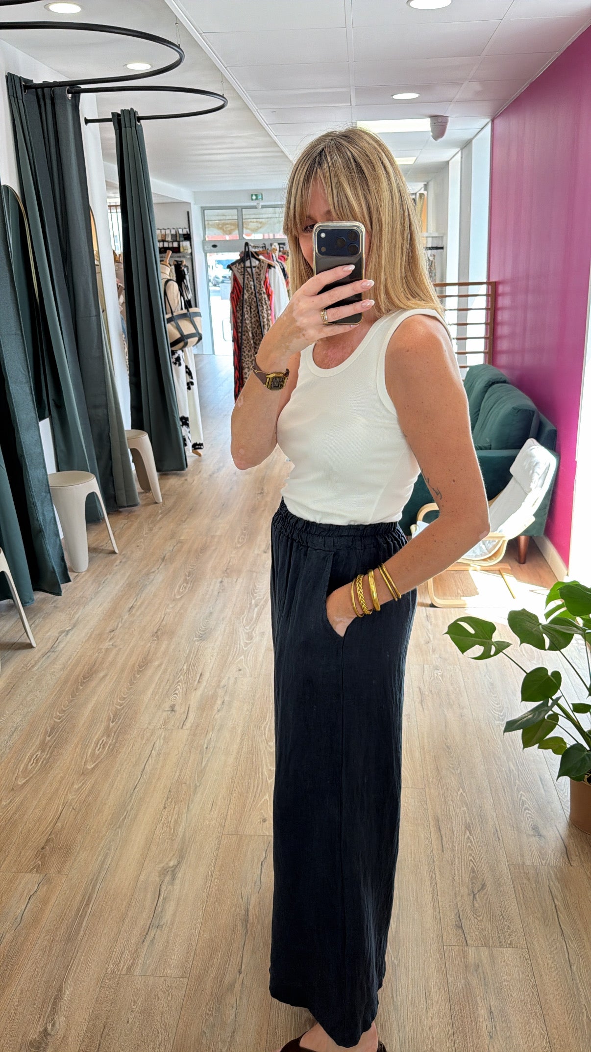 Pantalon LINA Bleu marine