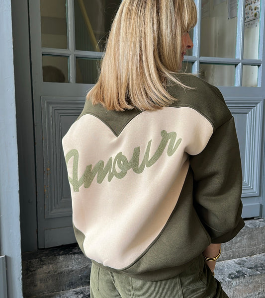 Sweat AMOUR Kaki