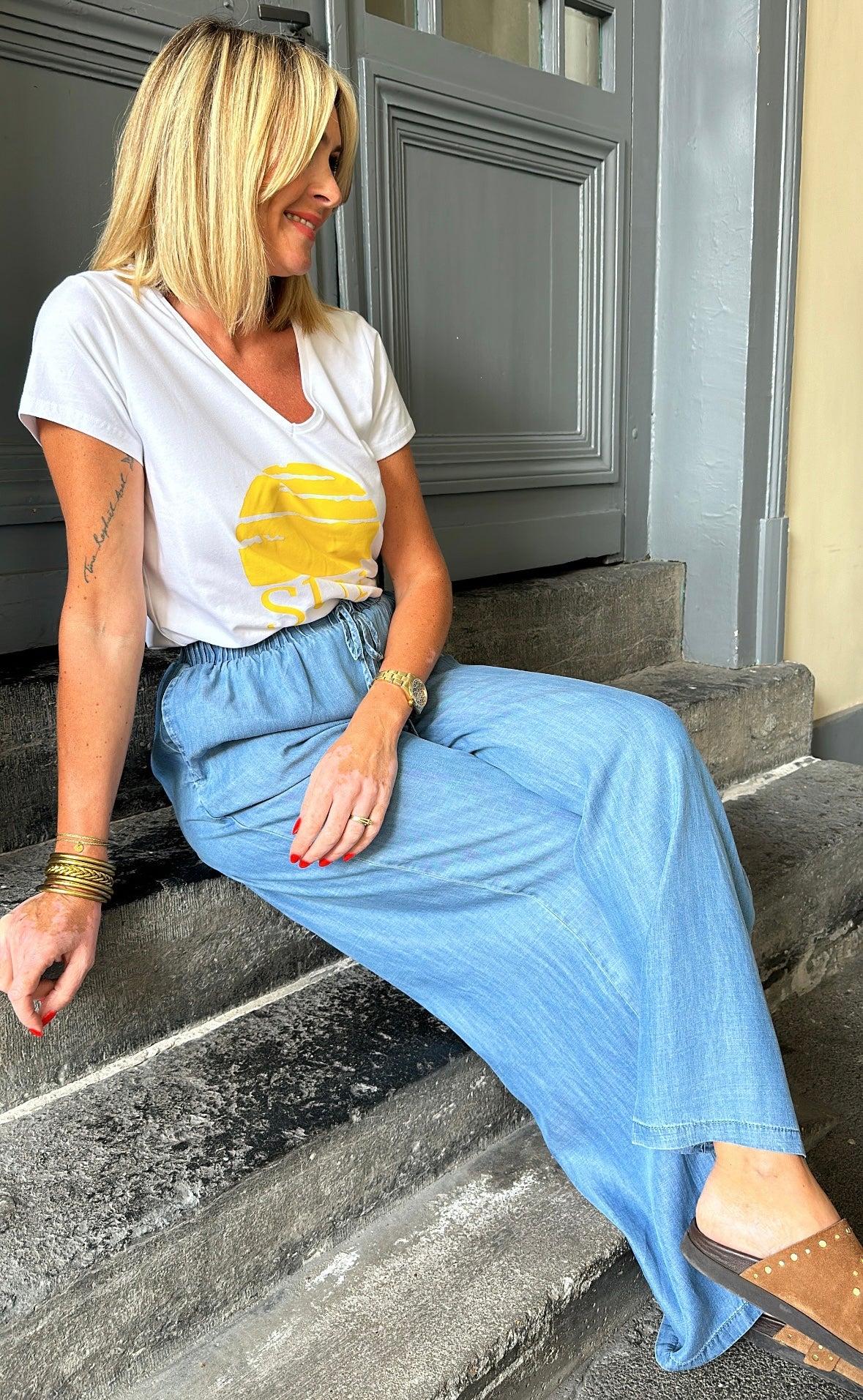 T-Shirt SUN YELLOW PIECES