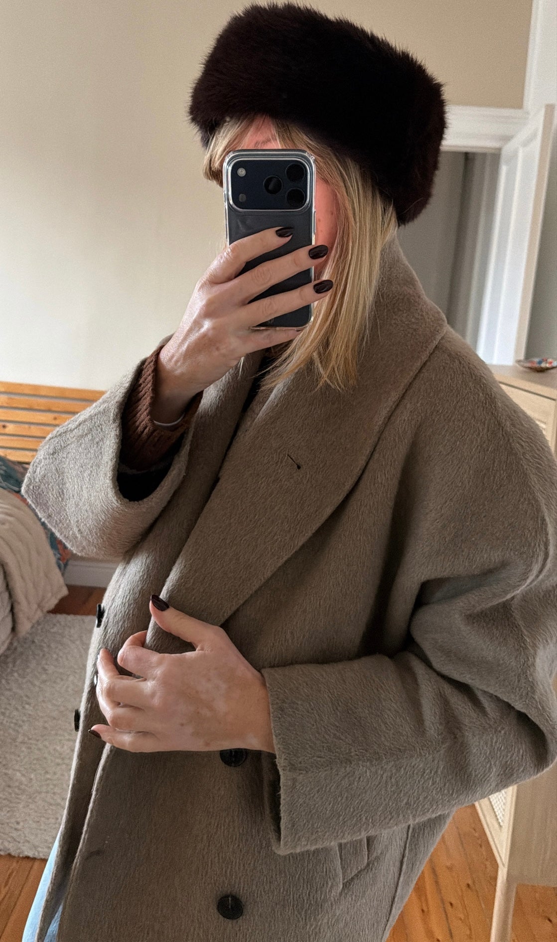 Bandeau TINA Bordeaux marroné