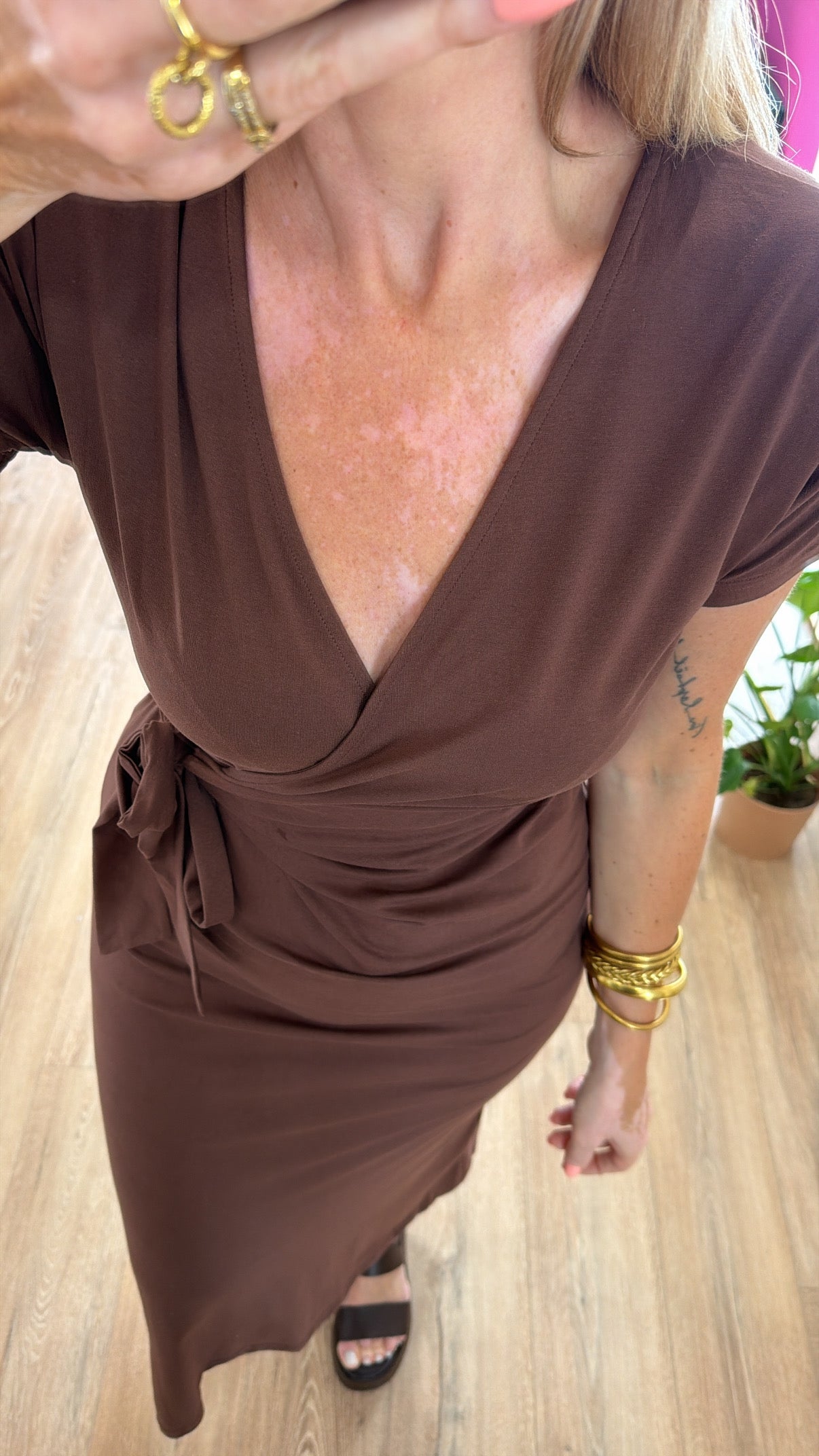Robe MILENA Chocolat