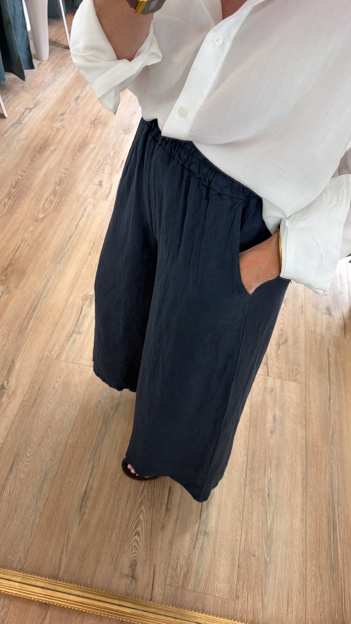 Pantalon LINA Bleu marine