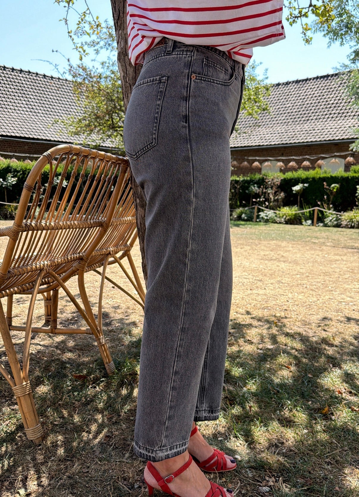 Jean tapered BERRY Gris ORAIJE