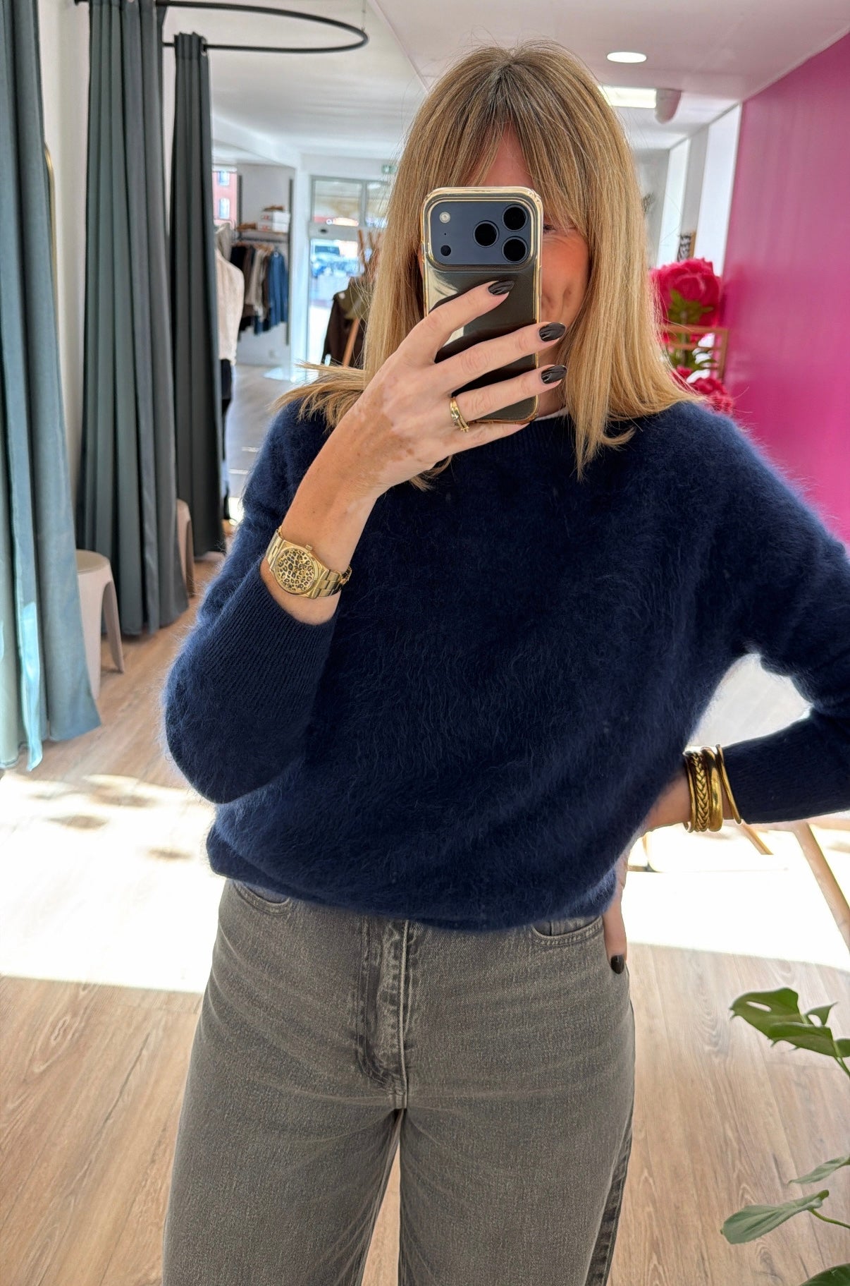 Pull ERIKA Bleu marine