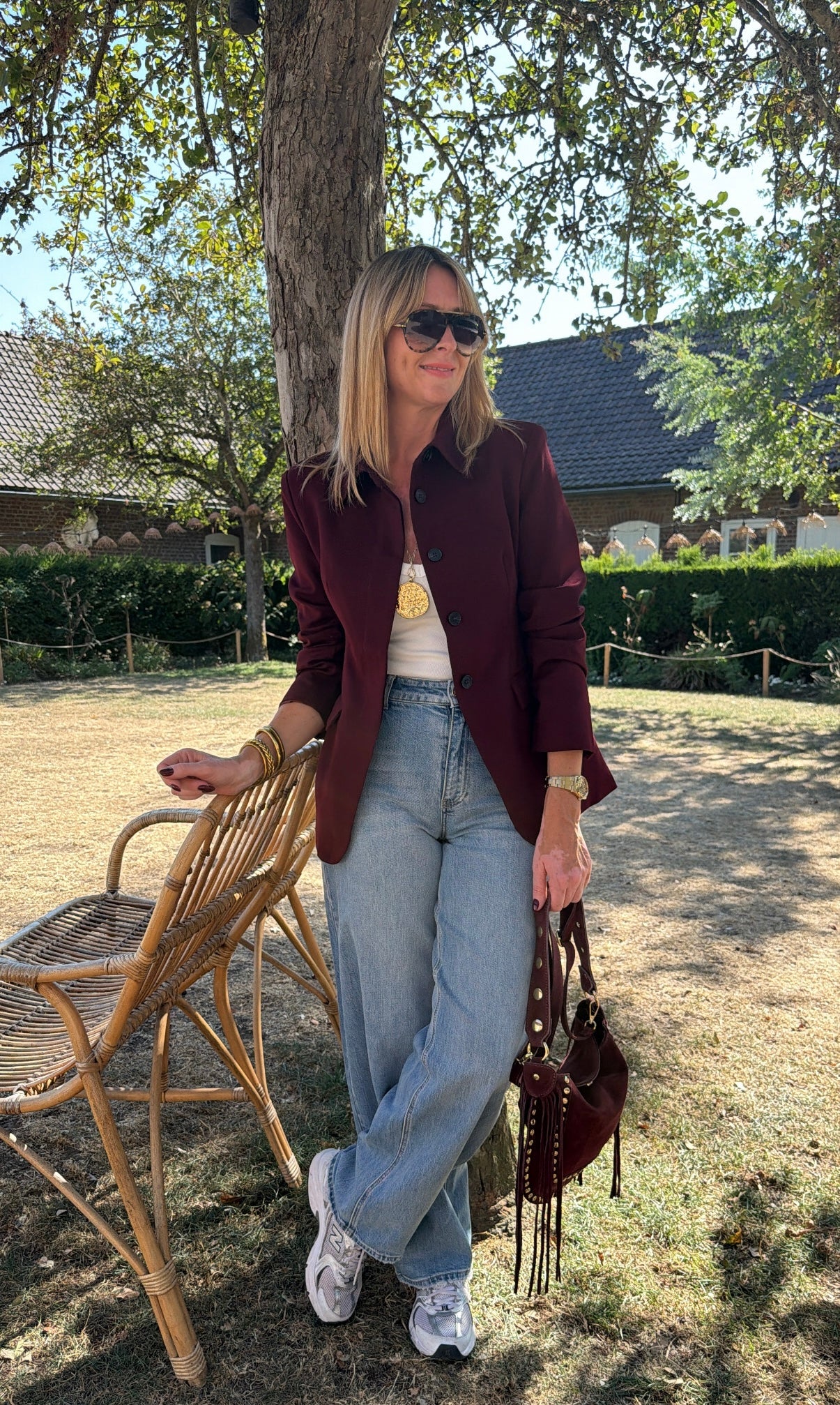 Blazer MIKA Bordeaux