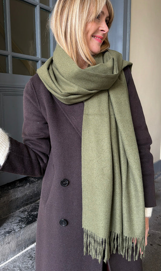 Maxi écharpe LOU Kaki