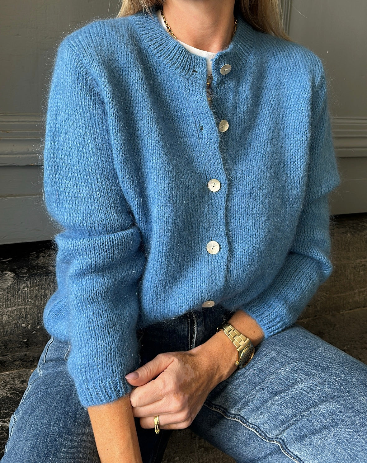 Gilet GASPARD Bleu jean
