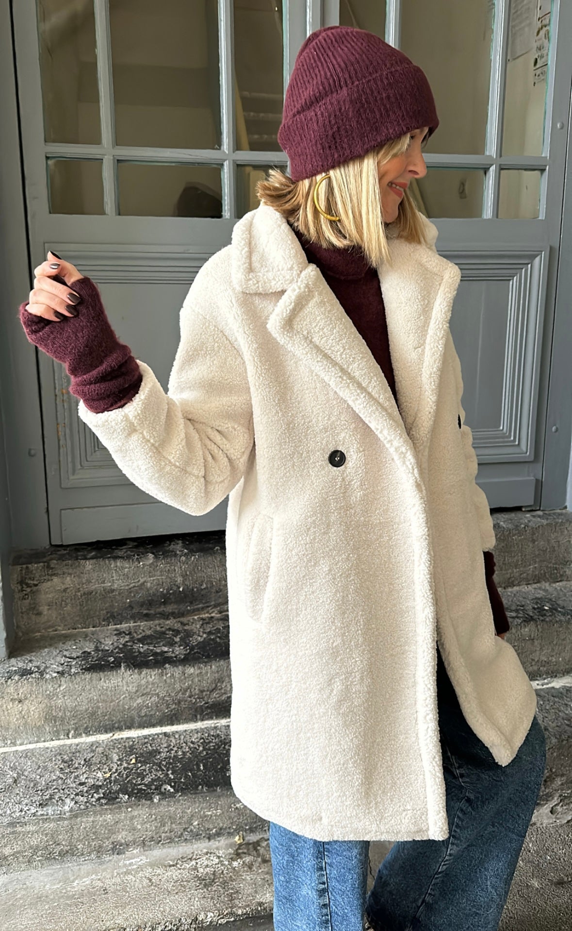 Manteau EVA Écru