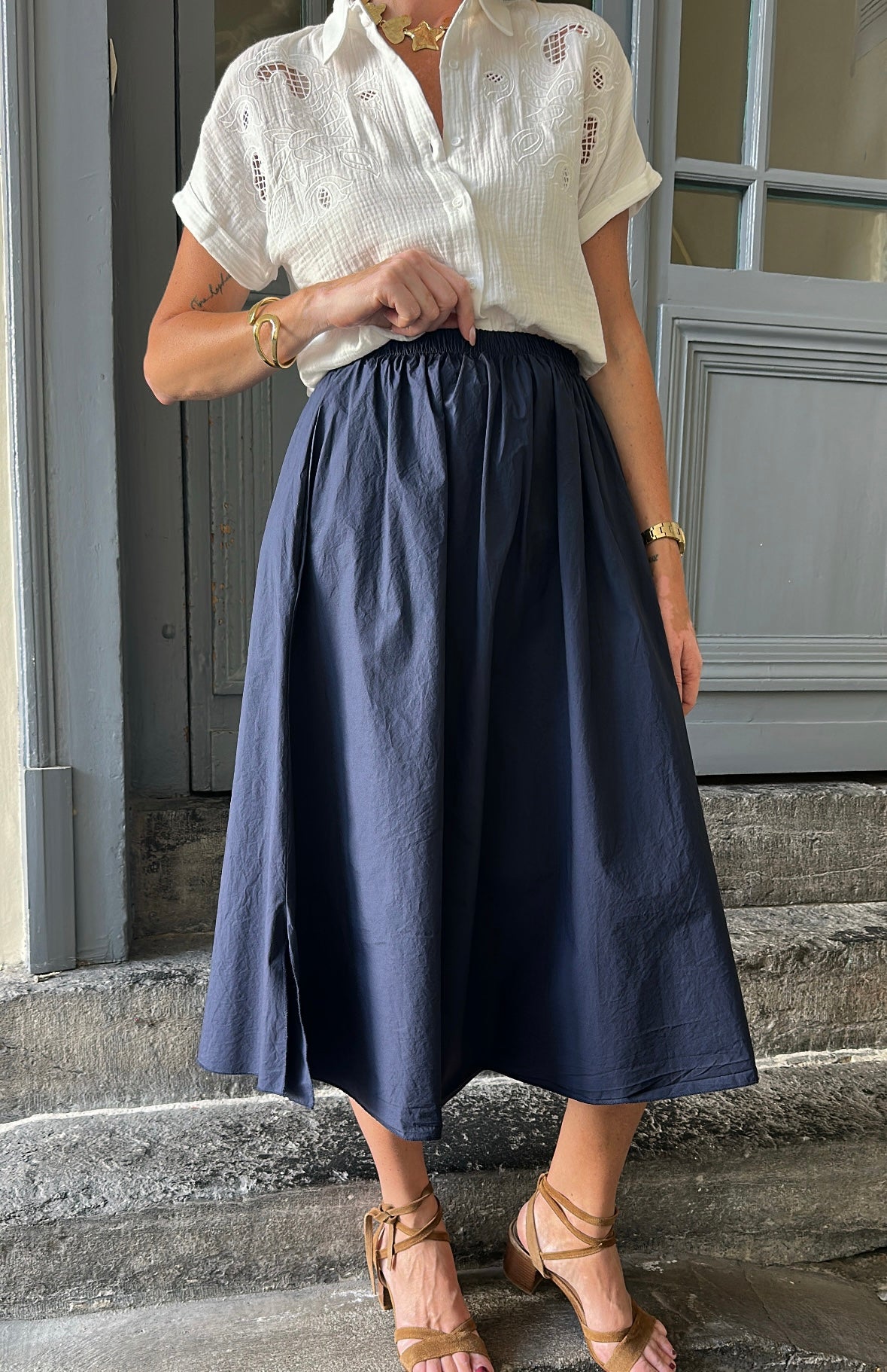 Jupe ASTRID Bleu marine