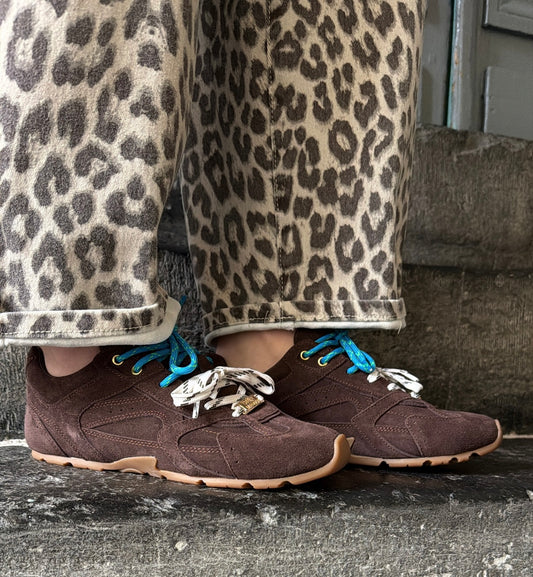 Basket ASIEL Chocolat Suède STEVE MADDEN