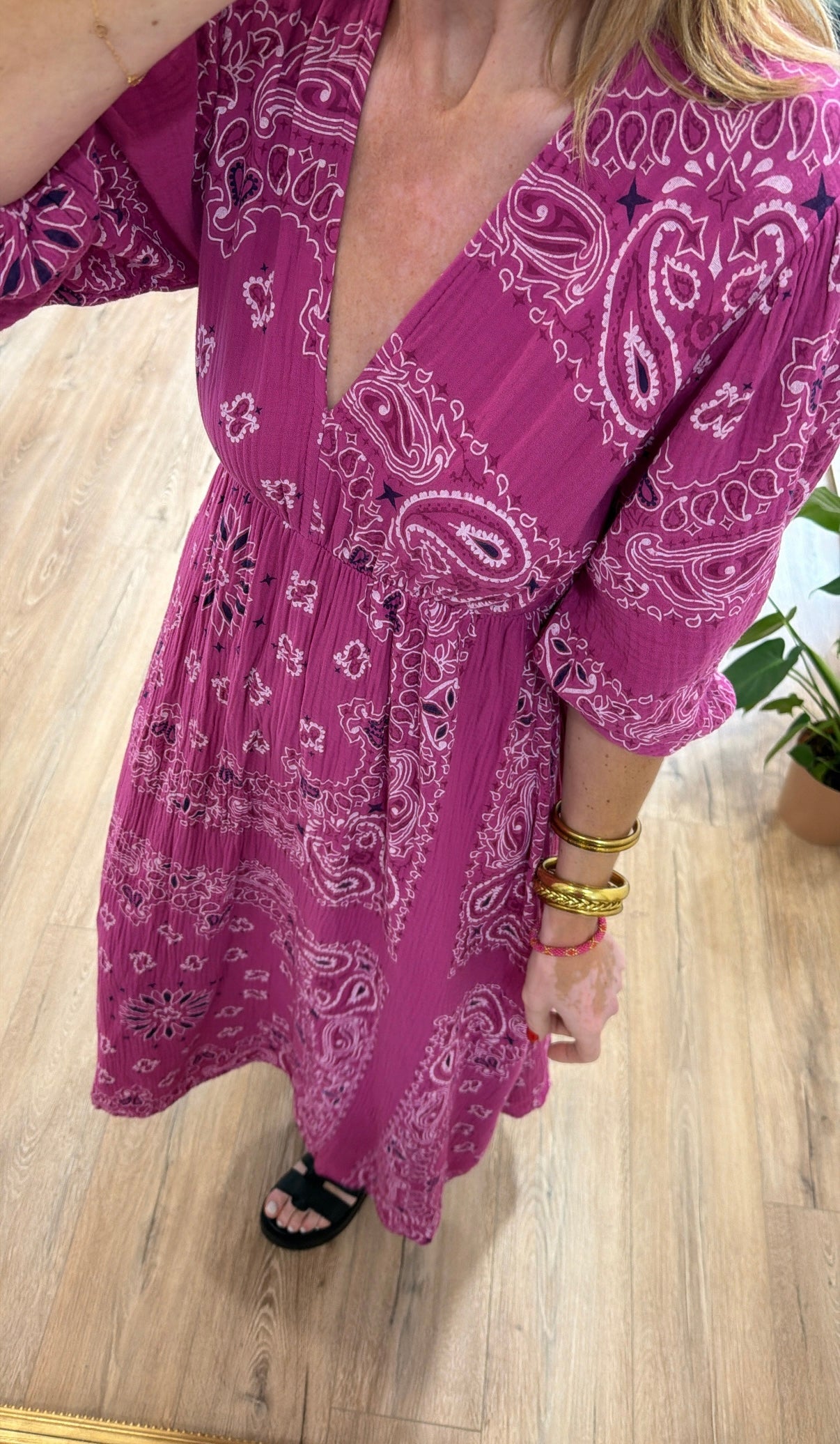 Robe THEA Framboise