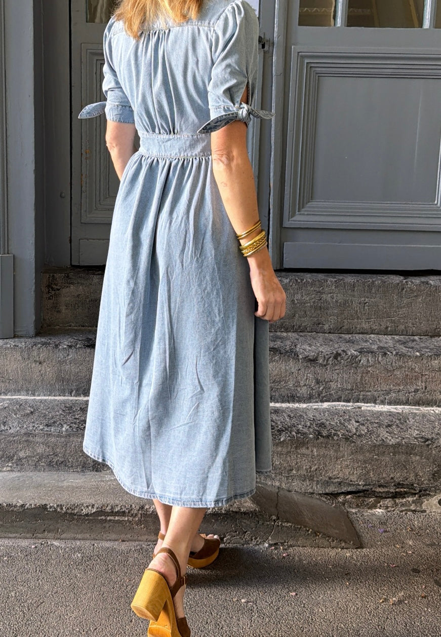 Robe DANIELLA Bleu denim