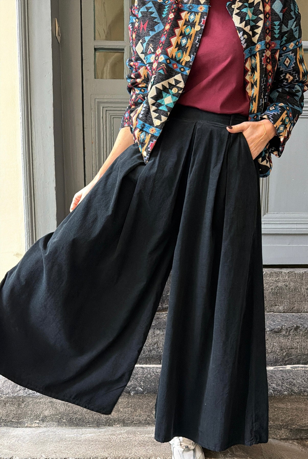 Pantalon EMY velours noir