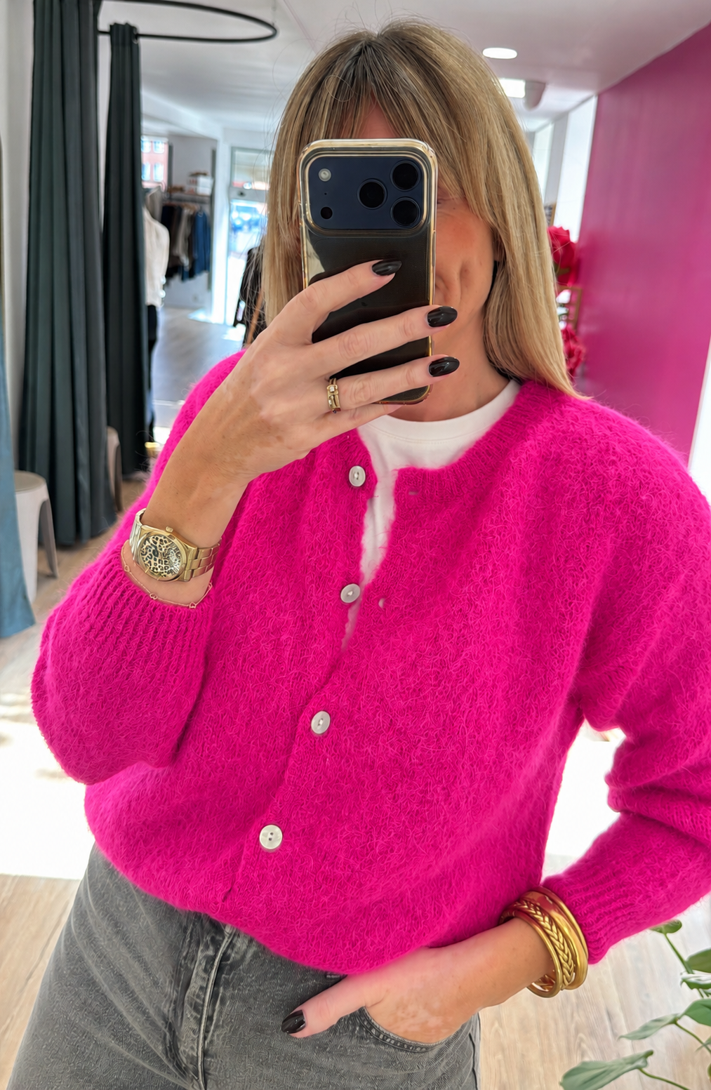 Gilet EMILE Fushia