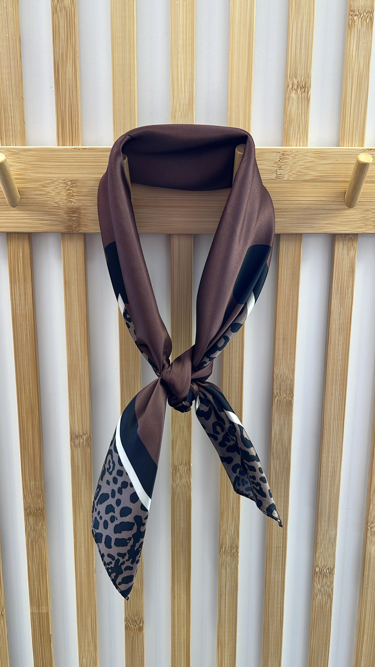 Foulard RACHELLE Marron