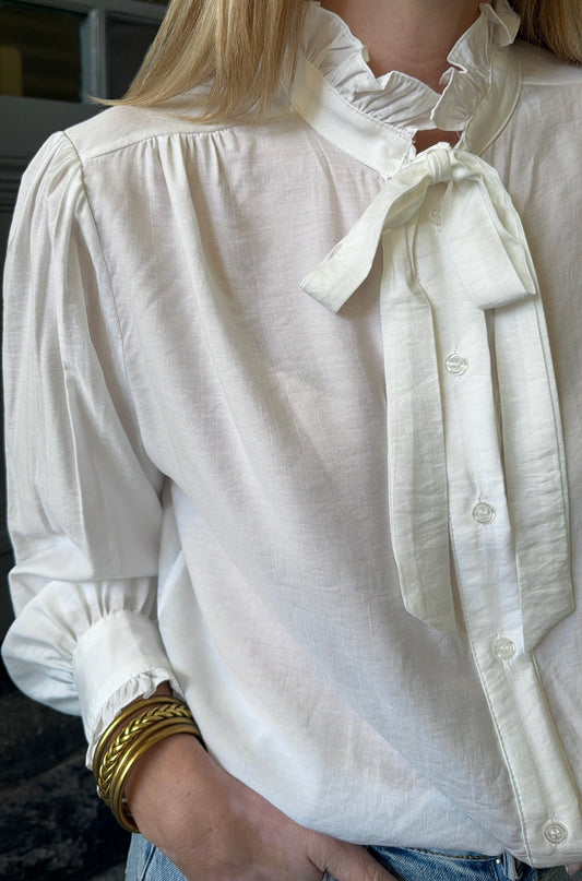 Chemise HELENA Blanc cassé