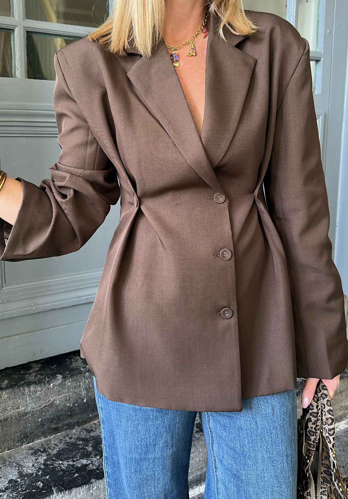 Blazer DERRICK Chocolat