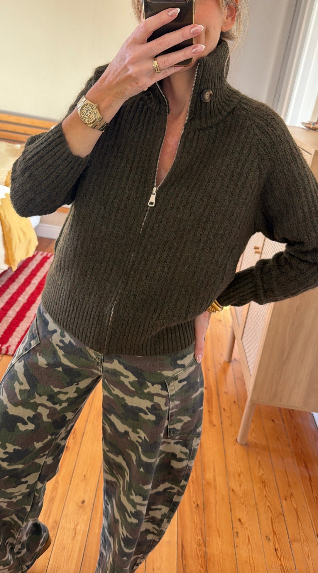 Gilet CAMILLE Kaki
