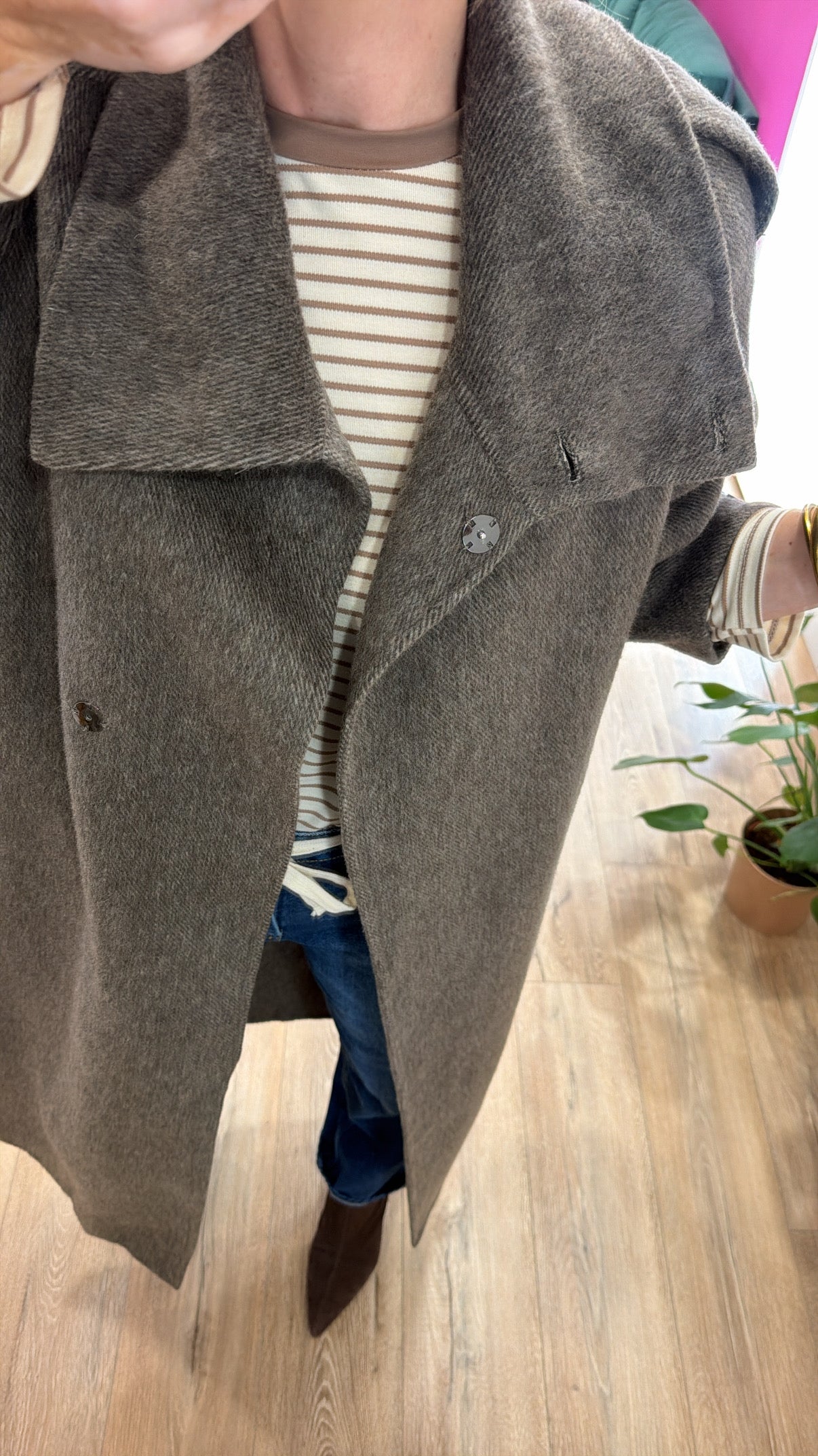 Manteau ABEL Taupe