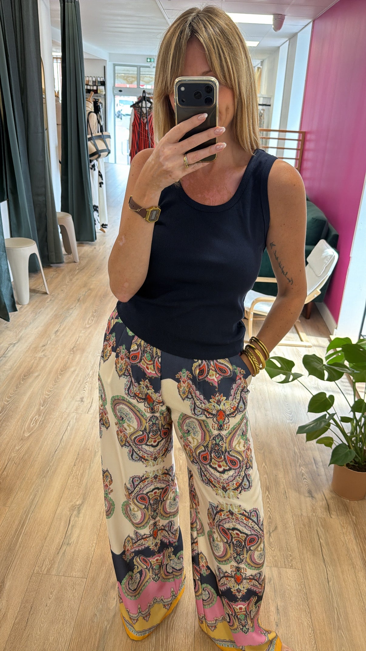 Top JULES Bleu marine