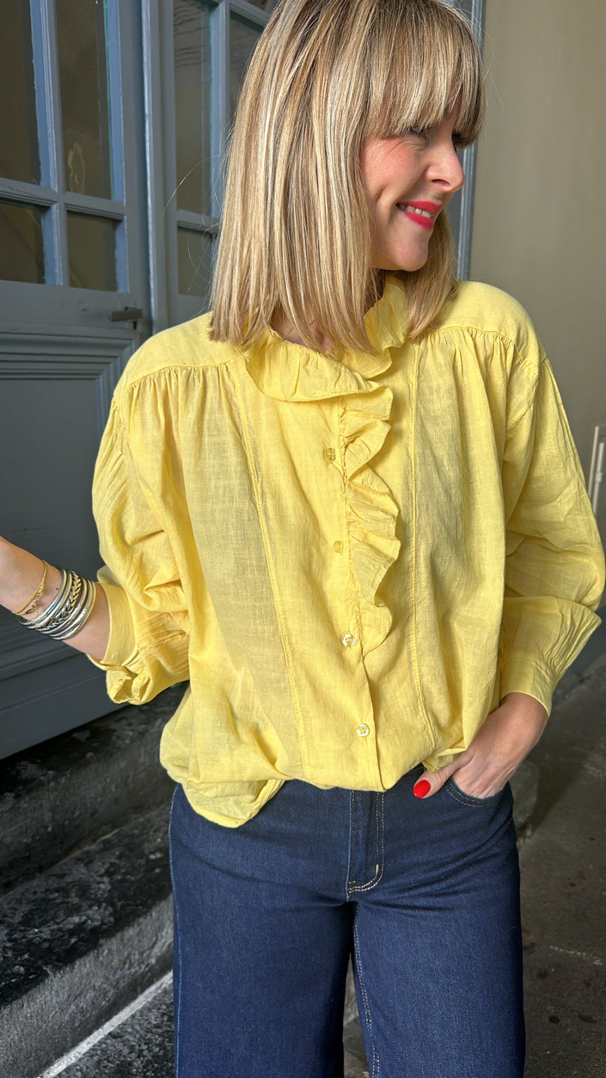 Blouse SIRINE Jaune