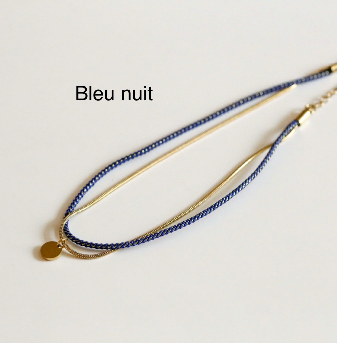 Bijoux VALENTIN & VALENTINE 2 en 1 Bleu nuit