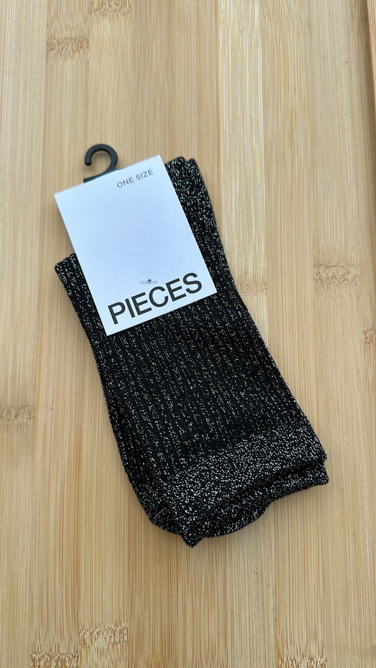 Chaussettes SEBBY Noir/Argenté