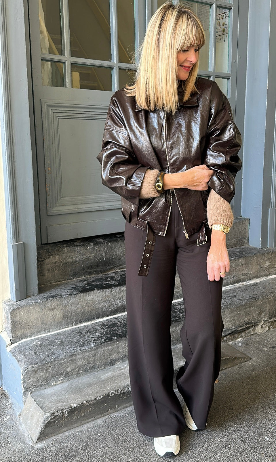 Veste FREDA Marron