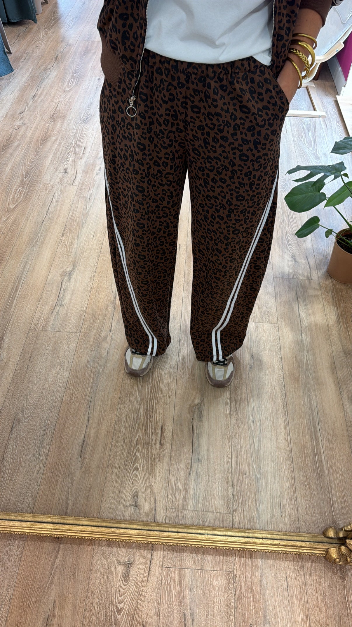 Pantalon NINO léopard