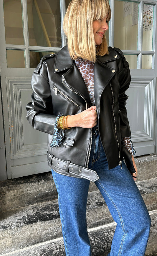 Perfecto long ELIES Noir