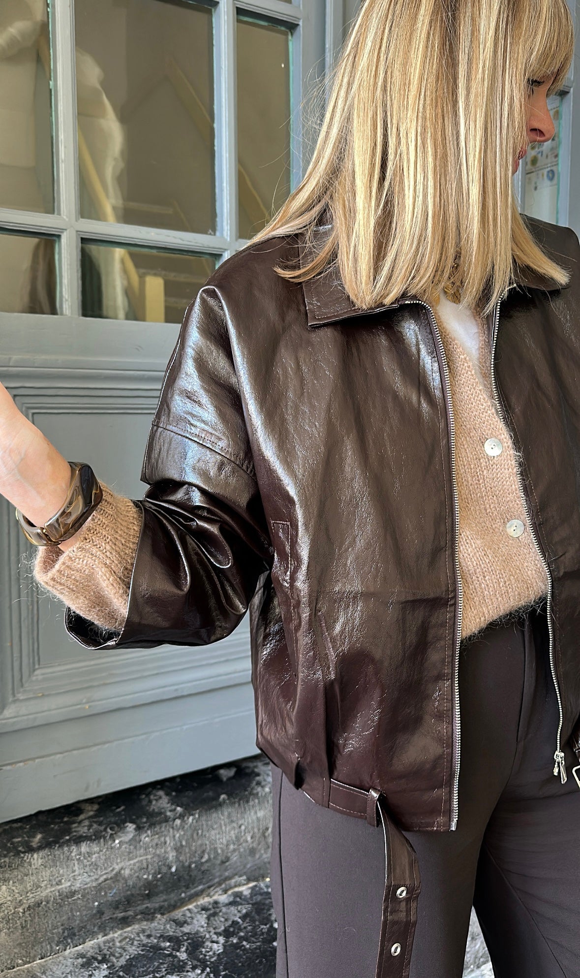 Veste FREDA Marron