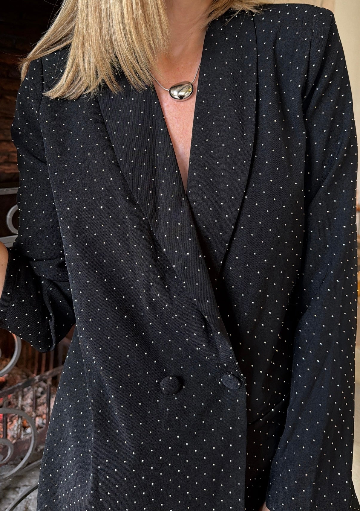 Combinaison blazer LIANE noire