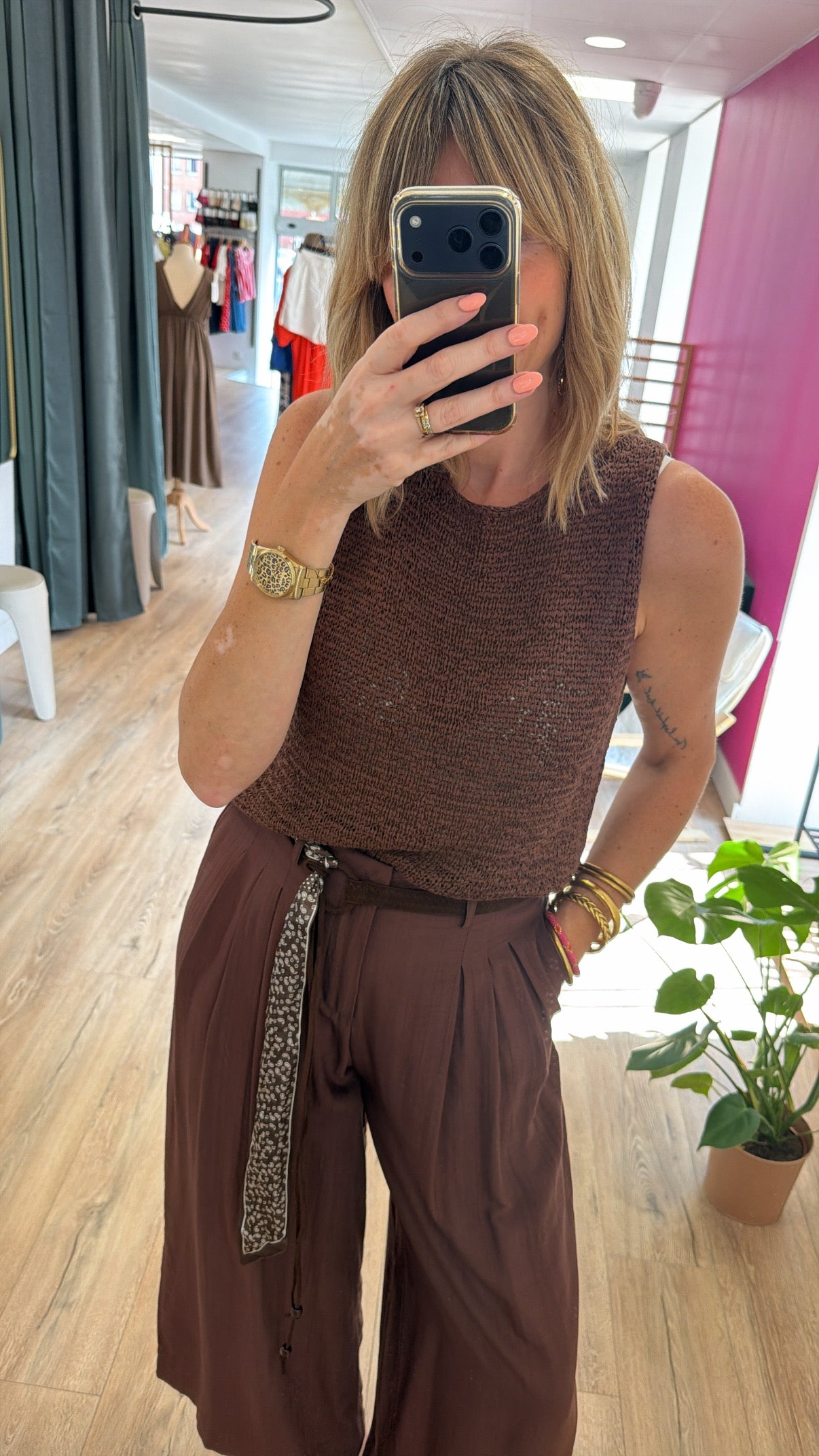 Top CARLA chocolat
