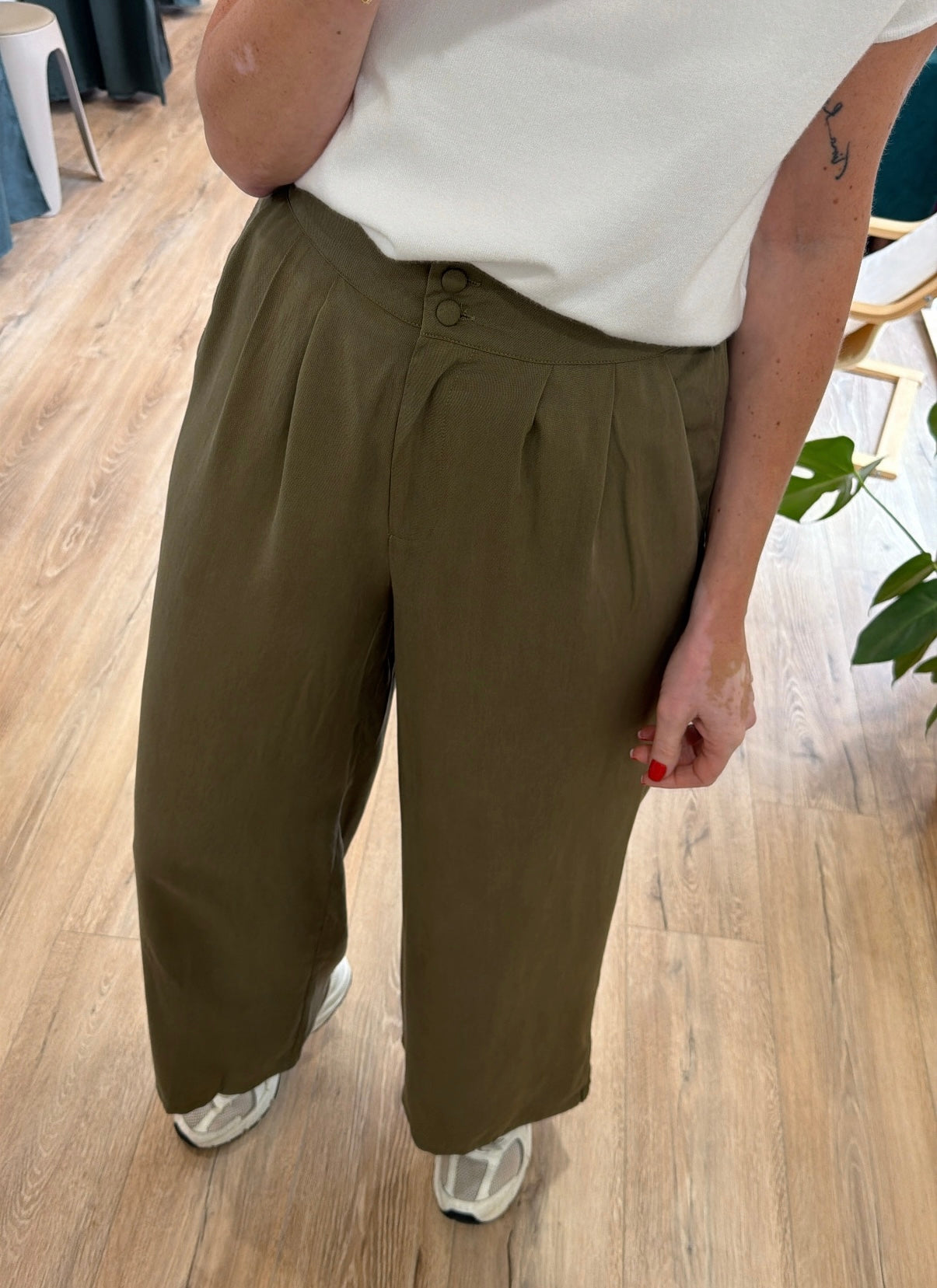 Pantalon JENNY Kaki