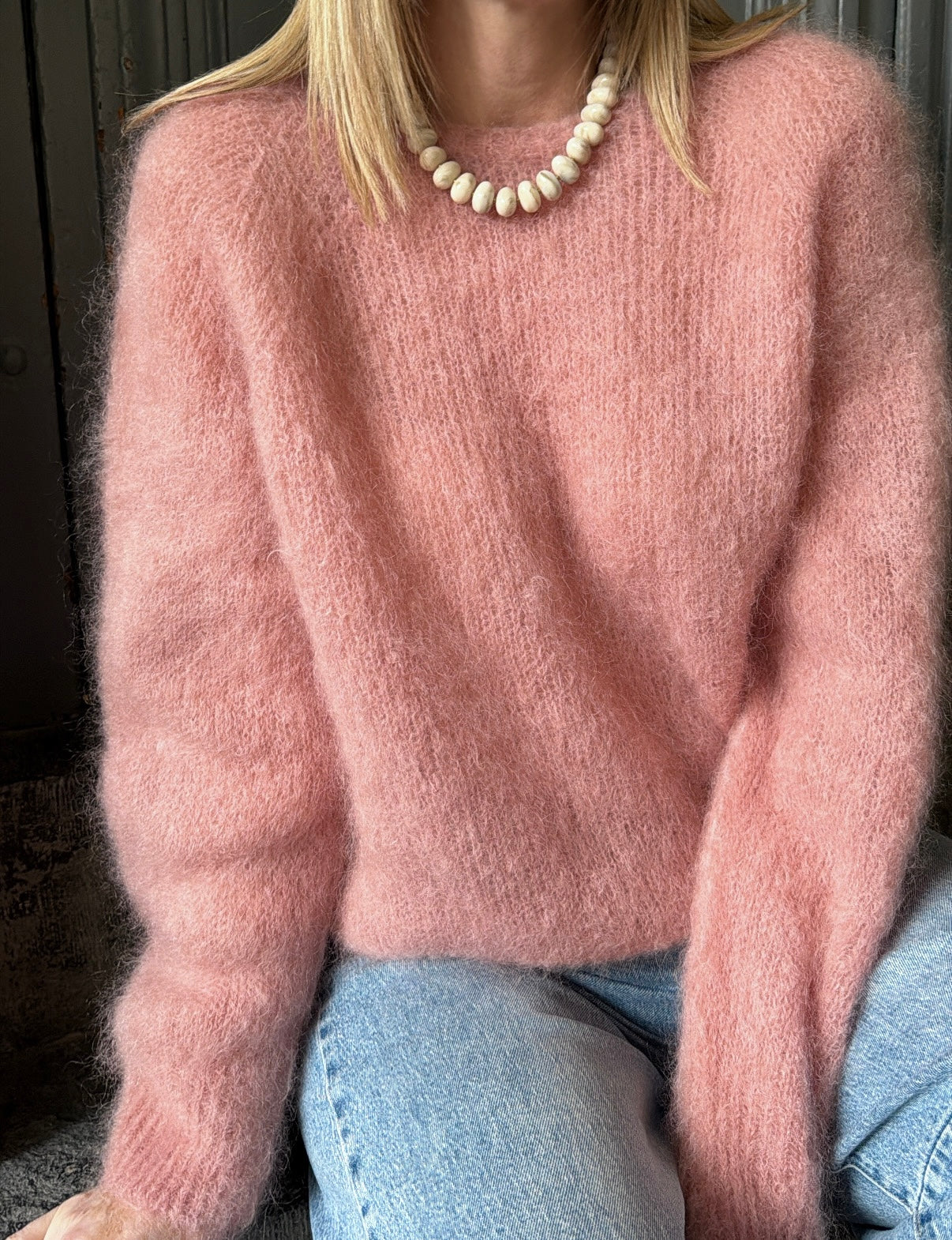 Pull LEONTINE Rose poudré