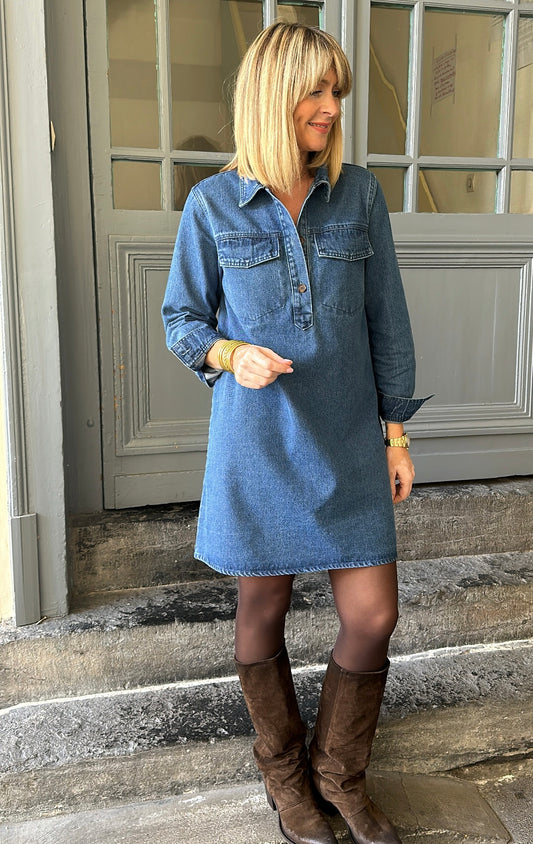 Robe LOLY Bleu Denim