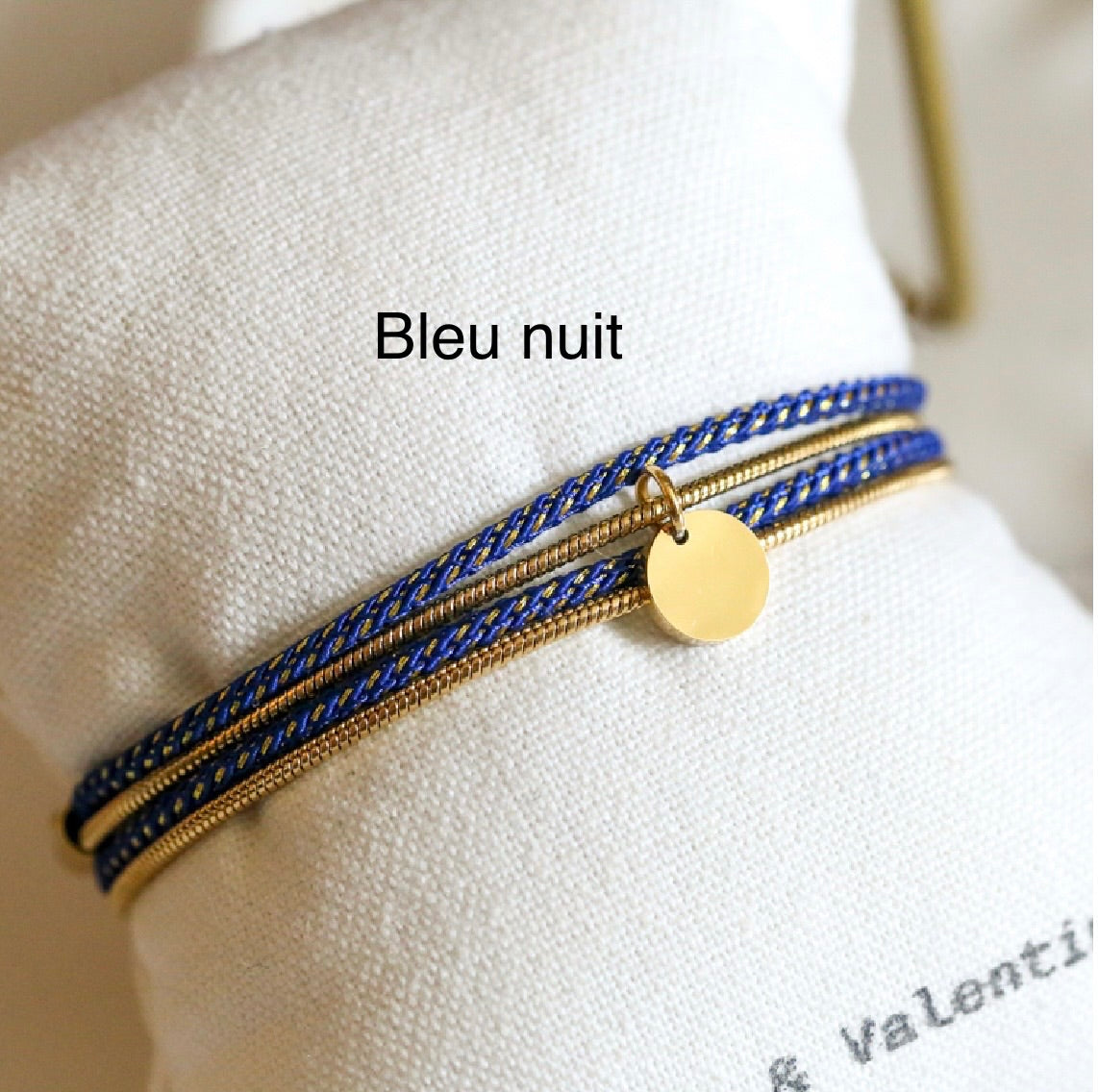 Bijoux VALENTIN & VALENTINE 2 en 1 Bleu nuit