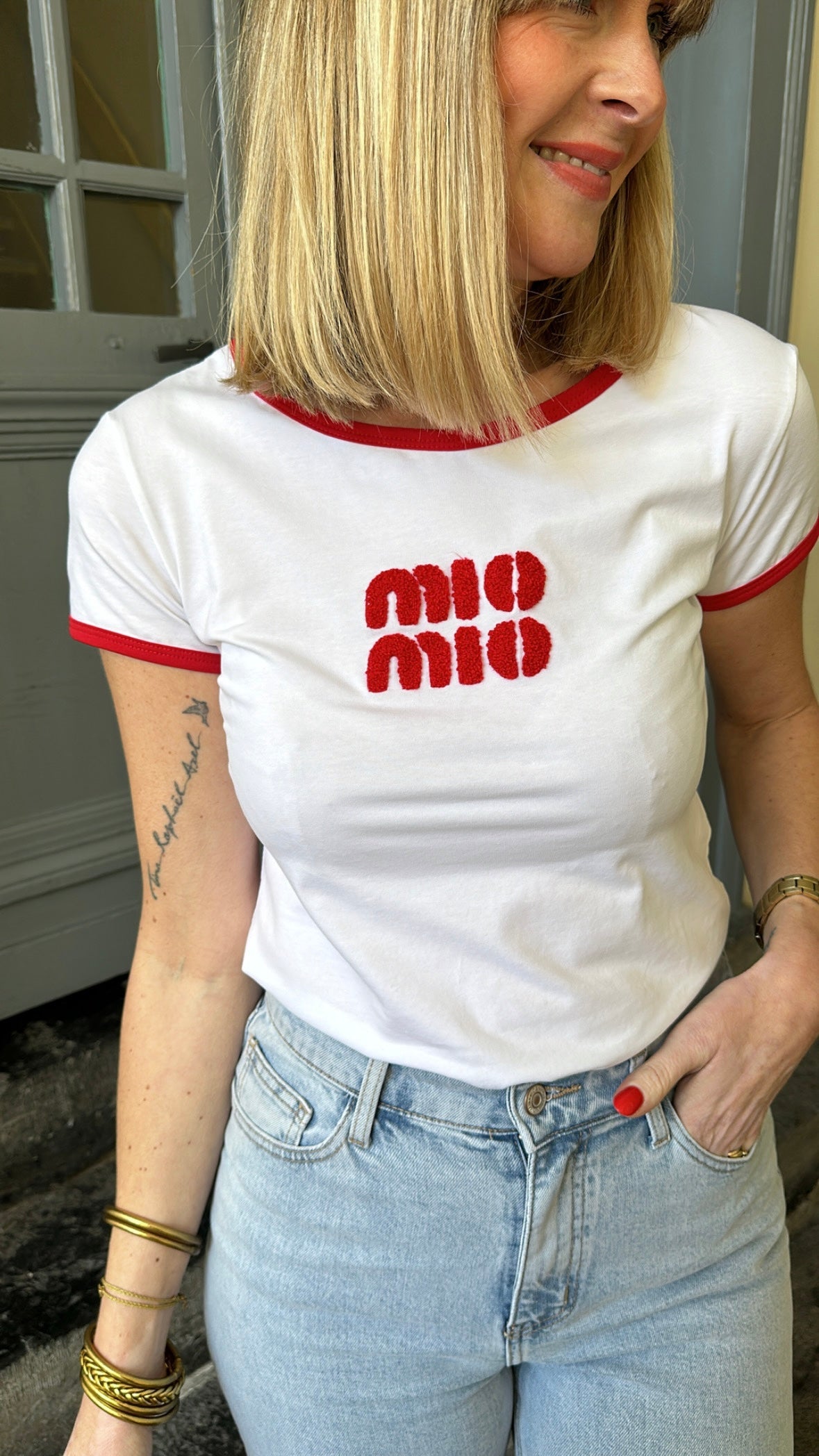 T-shirt MIO MIO Rouge