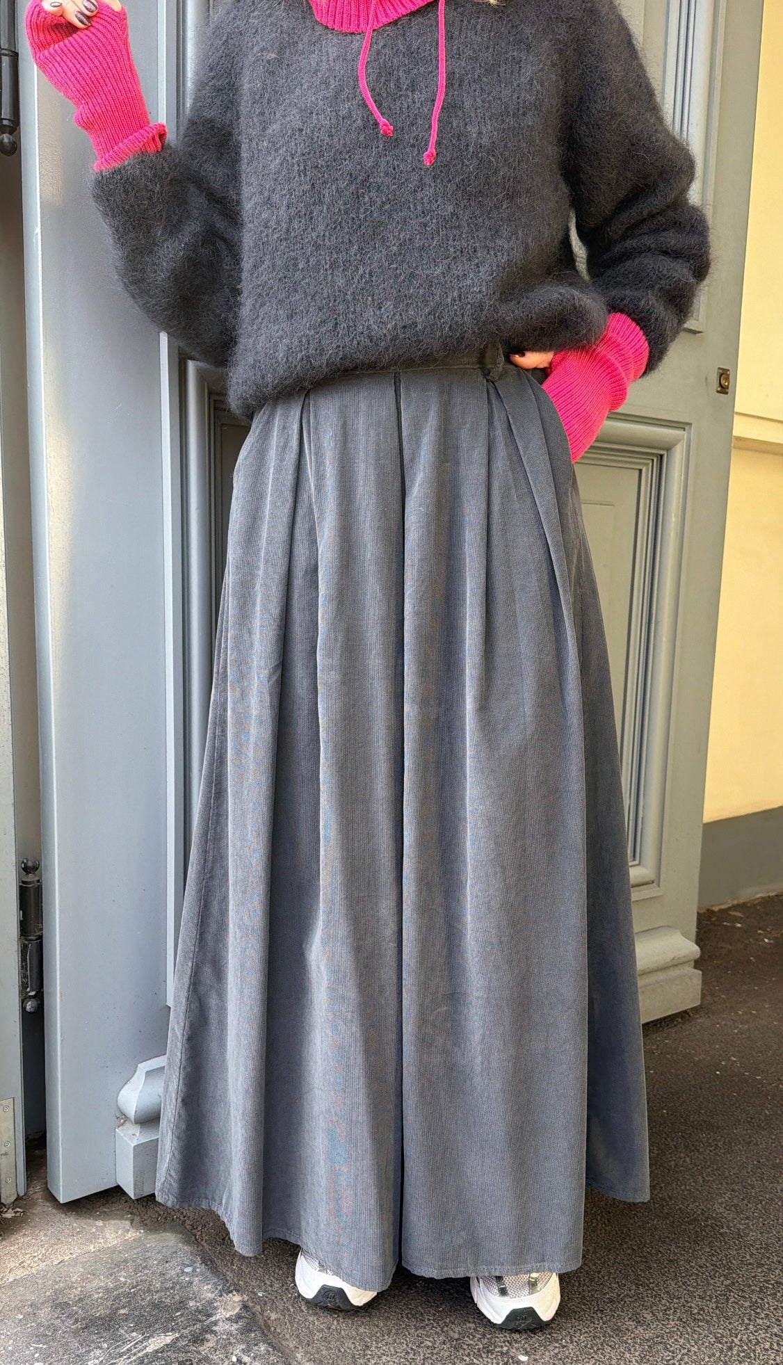 Pantalon EMY velours gris