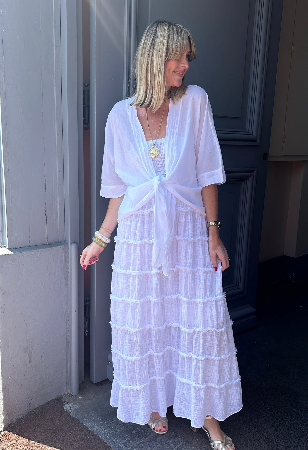 Robe HELENA Blanche