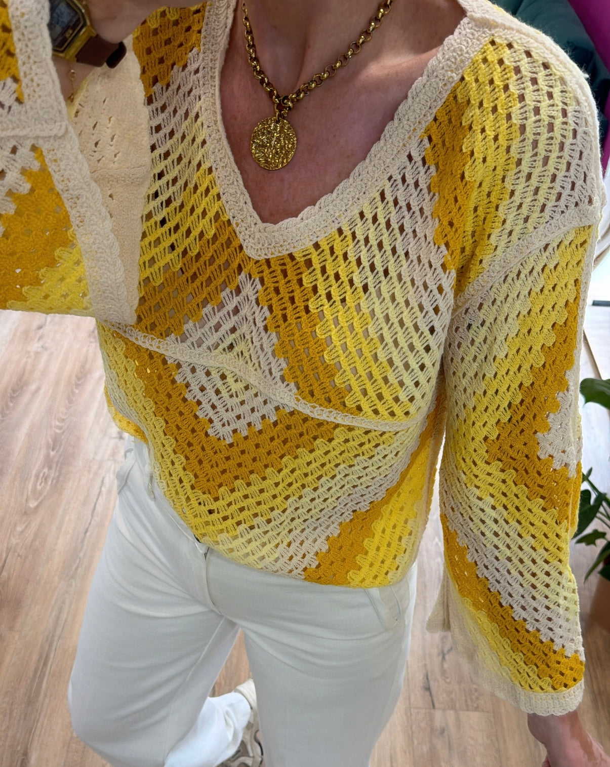 Pull ZAK Jaune