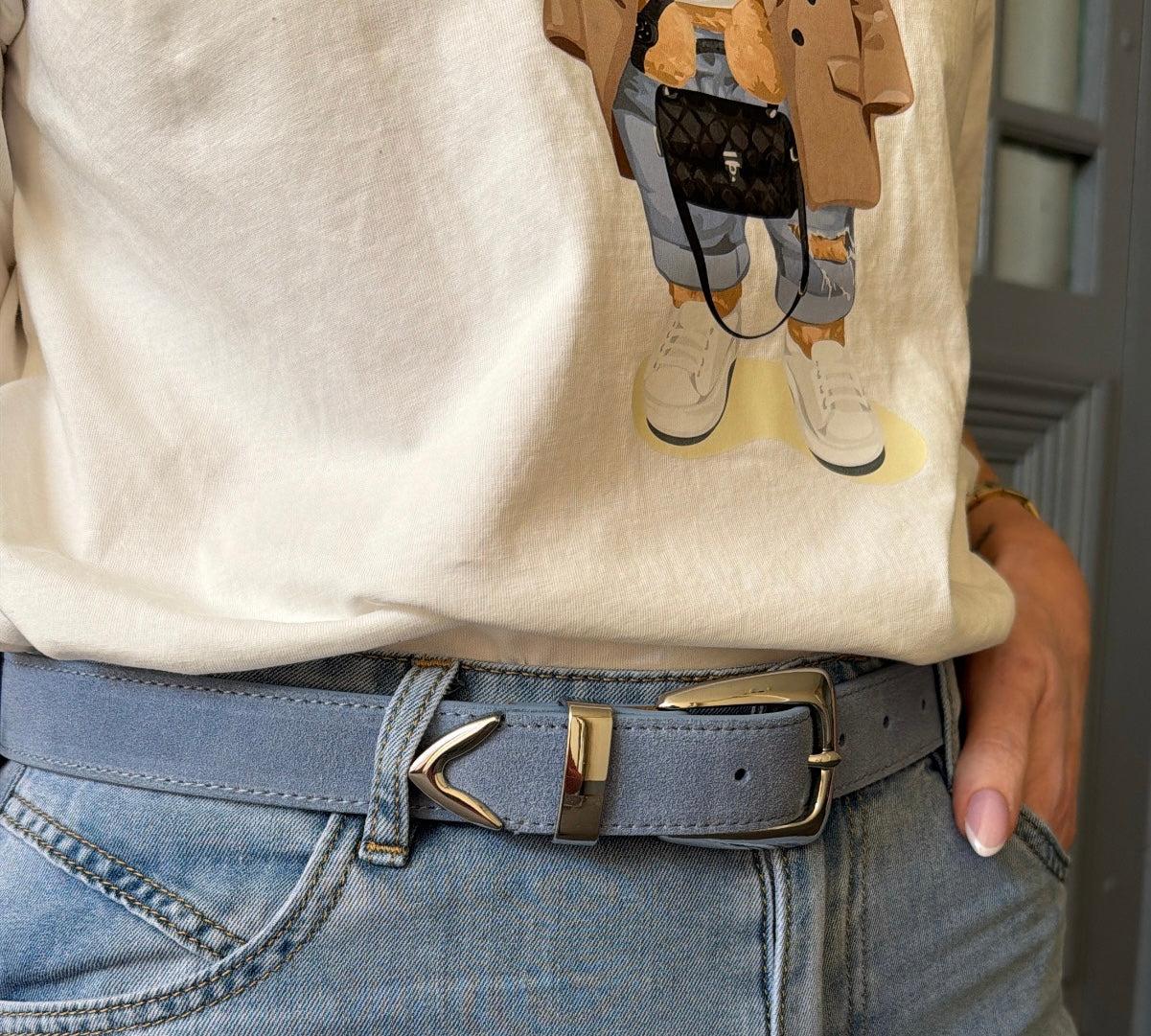 Ceinture OCÉANE Bleu ciel