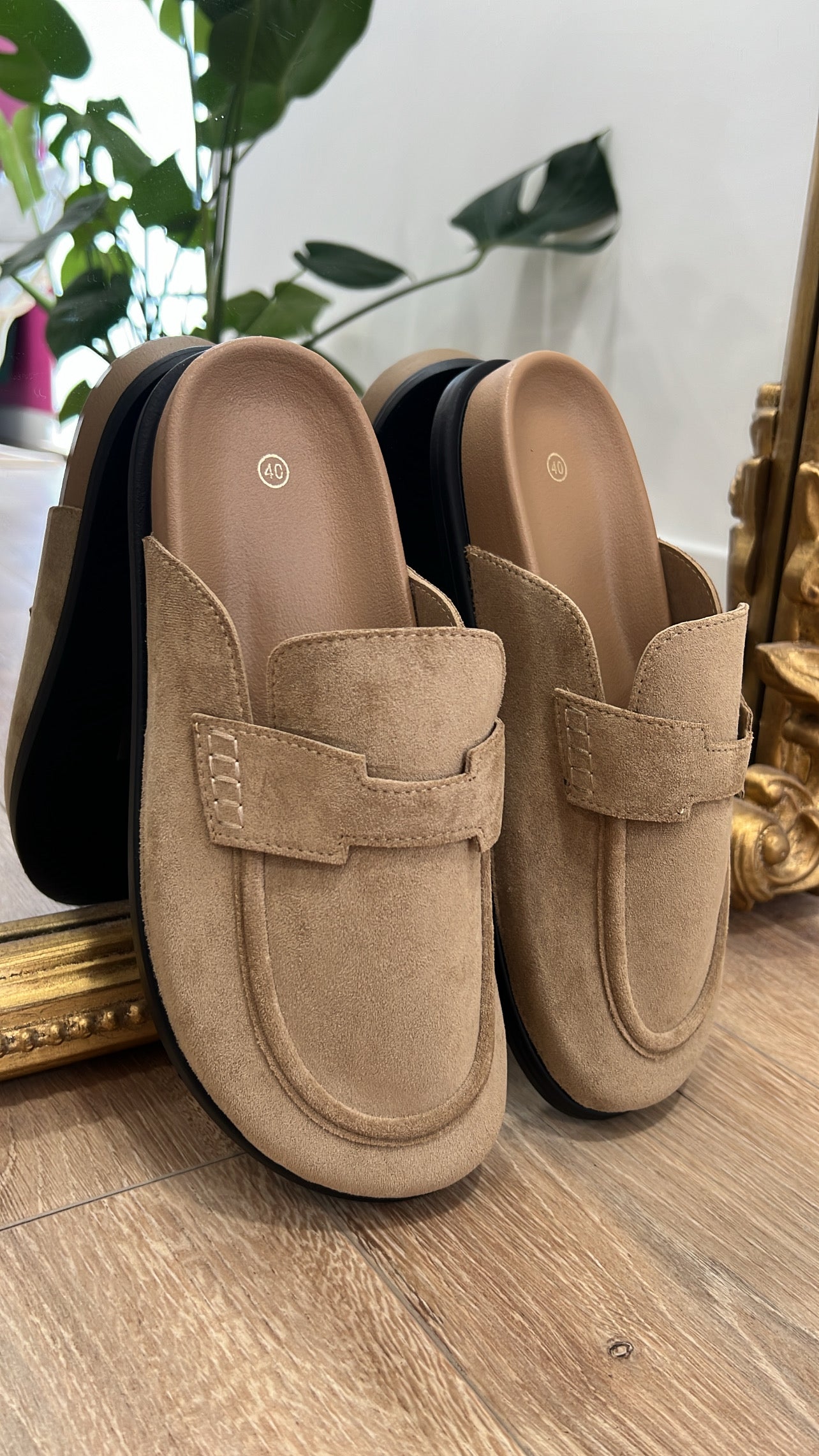 Mules AGLAÉ Beige