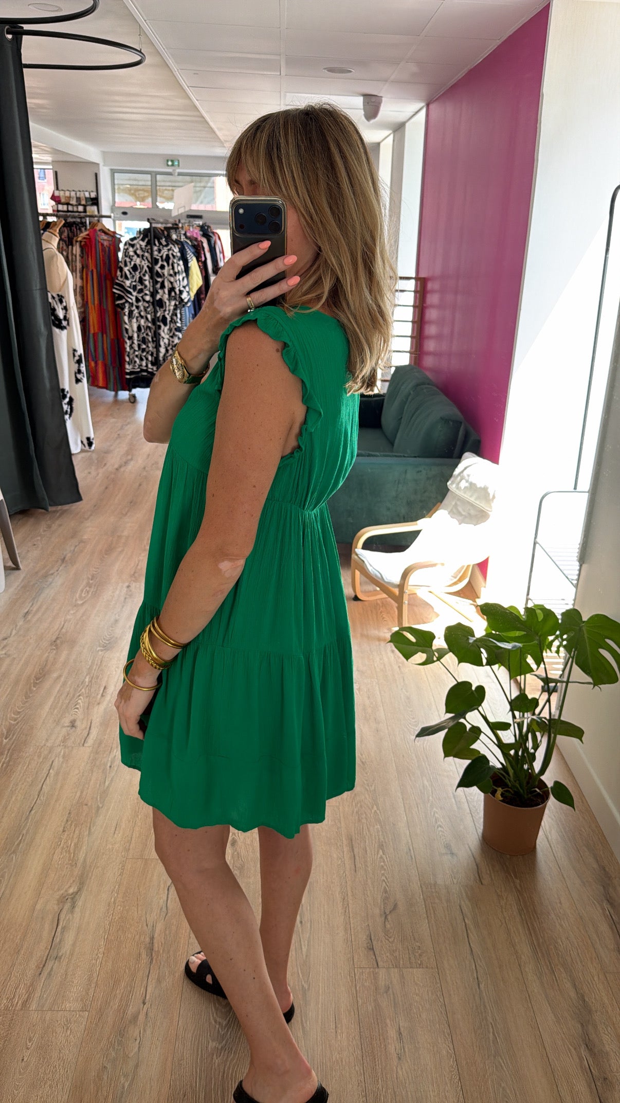 Robe APOLINE Verte